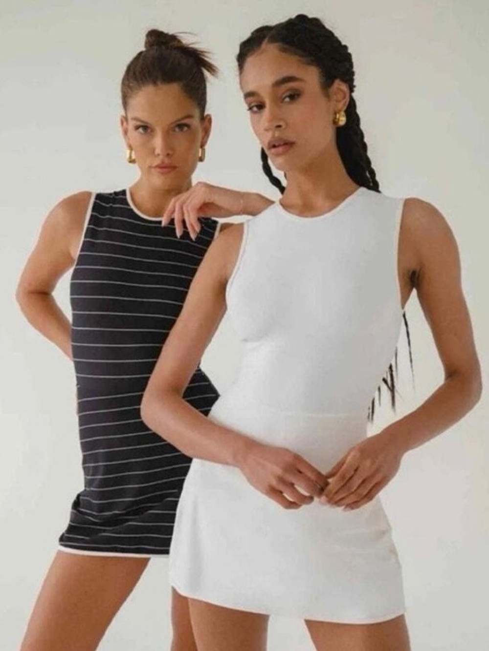 WeWoreWhat White Sleeveless Mini Dress